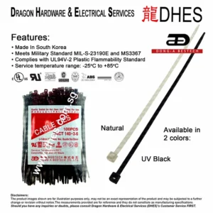 Dây rút (Trắng) Dong-A Bestech 288mm x 4.8mm