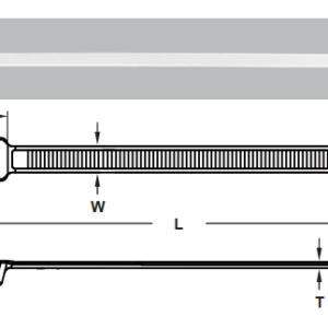 Dây rút nhựa gắn tường - KST