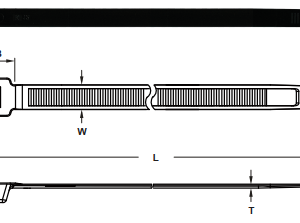 Dây rút nhựa chống tia UV (Màu Đen) cỡ lớn -KST