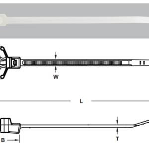 Push Mount Ties - KST