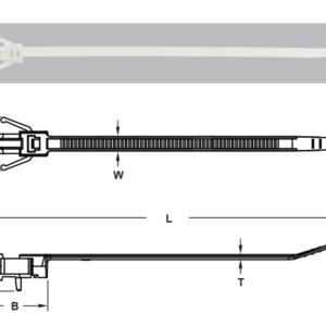 Releasable Push Mount Ties - KST