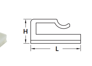 Đế dán kẹp dây điện - KST